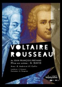Affiche Voltaire Rousseau