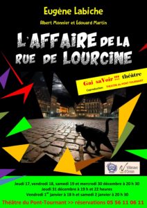 L'affaire de la rue de Lourcine, d'Eugène Labiche, au théâtre du Pont Tournant