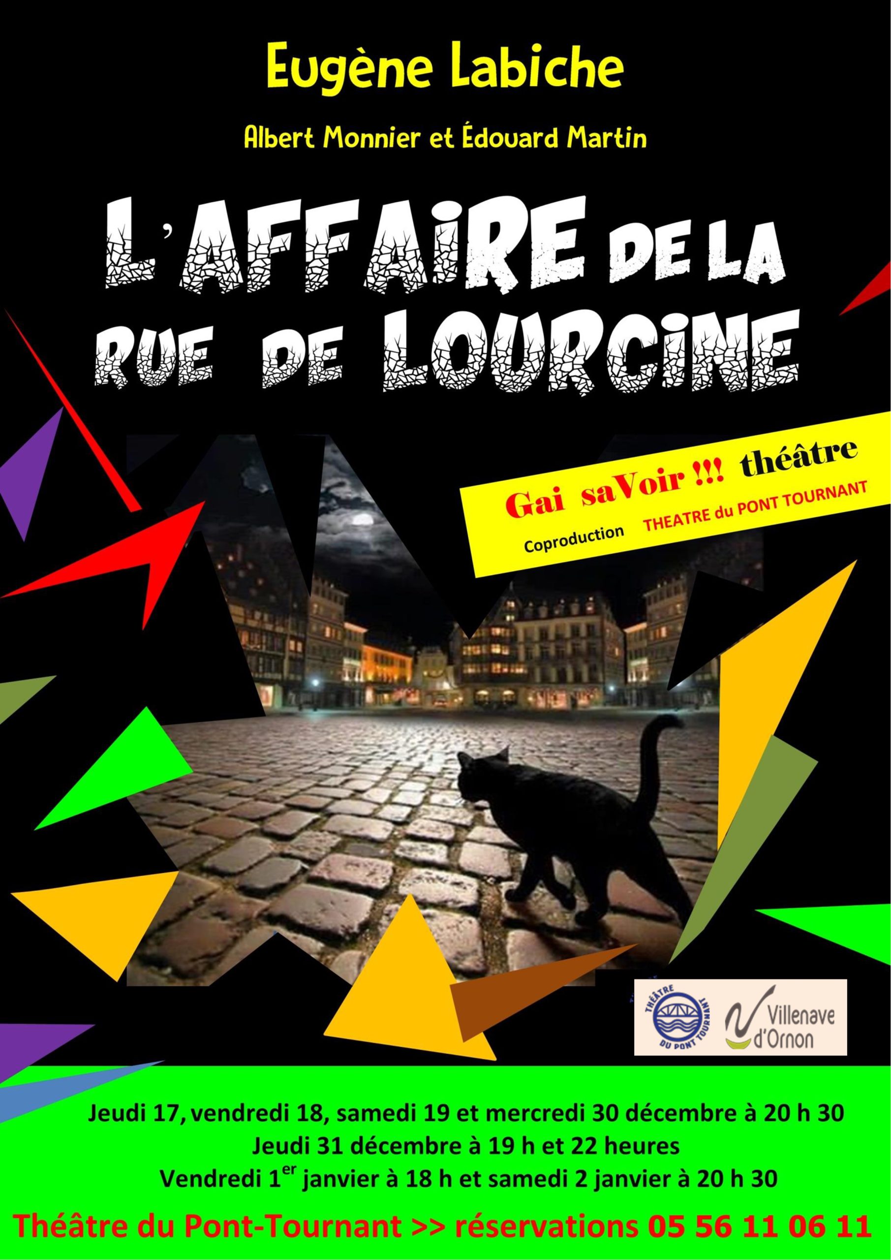 L'affaire de la rue de Lourcine, d'Eugène Labiche, au théâtre du Pont Tournant