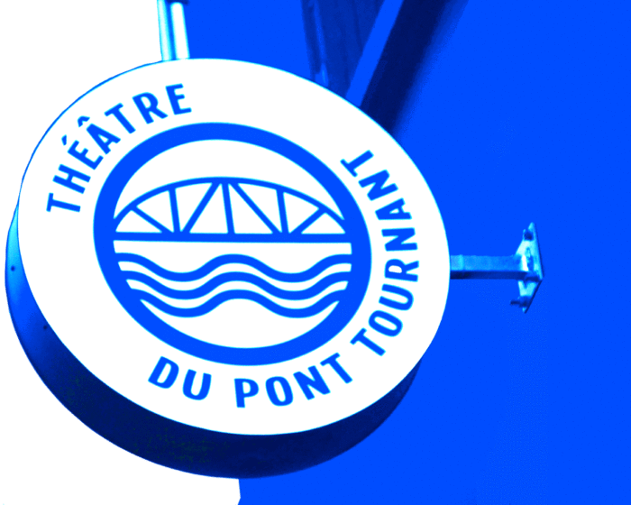 Logo théâtre du pont tournant à Bordeaux